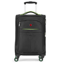 Wenger Fiero Carry-on Softside Suitcase, 45 Litres, Black, Swiss designed