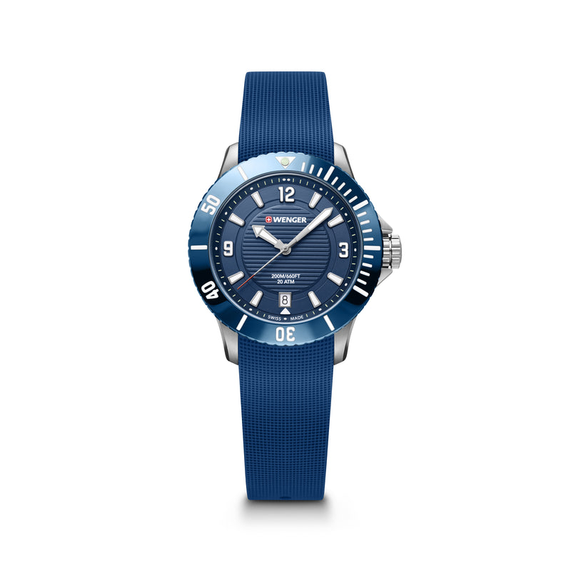 Wenger Swiss Made Seaforce Small Analog Blue Dial Women's Watch