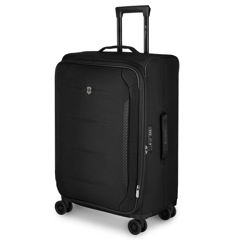 Victorinox, Crosslight, Medium Softside Check-In Luggage, 74 litres, Black, Trolley Bag
