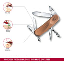 Victorinox Evolution Wood 10 Swiss Army Knife 11 Functions 85 mm Brown