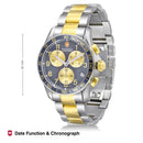 Victorinox, Swiss Made 41 MM Chrono Classic Watch for Men