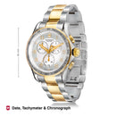Victorinox, Swiss Made 45 MM Chrono Classic Watch for Men