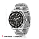 Victorinox, Swiss Made 43 MM Maverick Chronograph Watch for Men