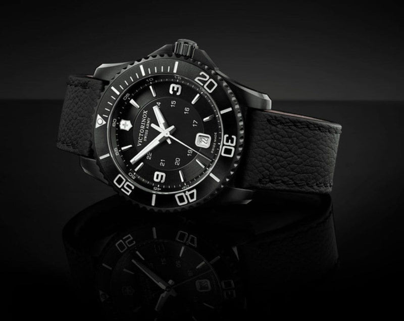 Victorinox, Swiss Made 241787 Maverick Large Black Edition Watch for Men