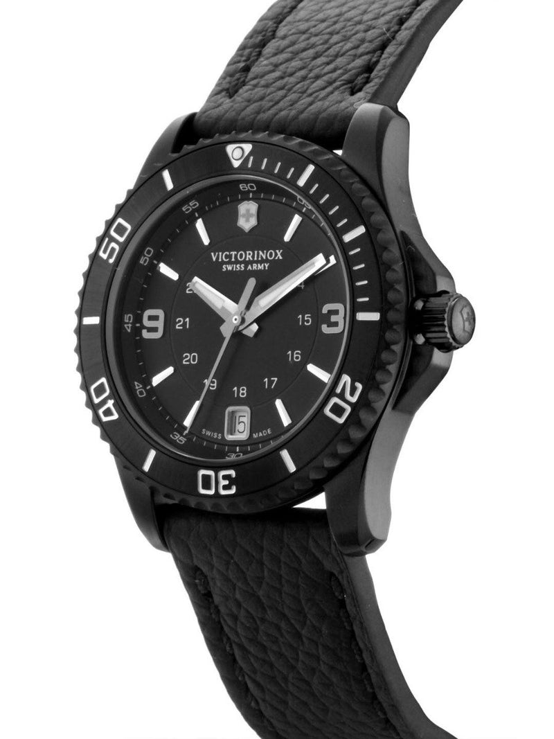Victorinox, Swiss Made 34 MM Maverick Small Black Edition Watch for Women