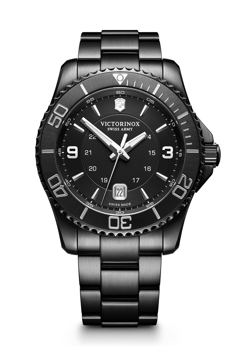 Victorinox Swiss Made Maverick Analog 43 mm Black Dial Men's Watch