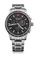 Victorinox Swiss Made Alliance Sport Chronograph Analog Black Dial 44 mm Men's Watch