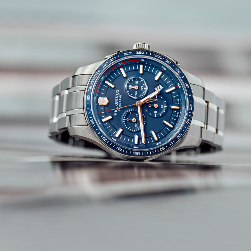 Victorinox, Swiss Made 44 MM Alliance Sport Chronograph Watch for Men