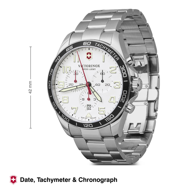 Victorinox, Swiss Made 42 MM Field Force Chronograph Watch for Men