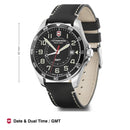 Victorinox, Swiss Made 42 MM FieldForce GMT Watch for Men