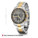 Victorinox, Swiss Made 42 MM FieldForce Classic Chrono Watch for Men