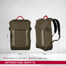 Victorinox Altmont Classic Deluxe Flapover Laptop (15 Inch) Backpack 18 Litres Olive