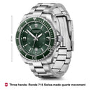 Victorinox Swiss Made Maverick , 43mm, Green Dial, Stainless Steel Men's Watch