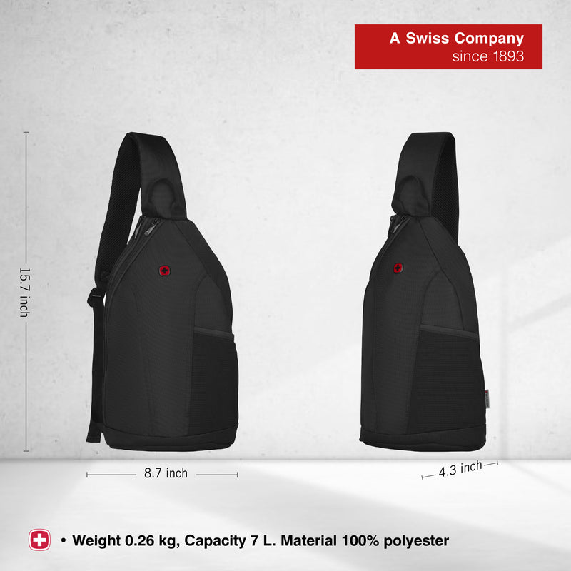 Wenger Messenger Bag (22 cms) Swiss Designed Black