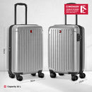 Wenger, Flyn Carry-On Hardside, Silver ( R )