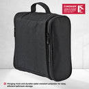 Wenger Water-Resistant Toiletry Bag and Hanging Hook in Black (6 Litre)-Swiss designed