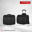 Wenger Patriot 17'' Business Wheeled Laptop Briefcase (25 Litres) Swiss Designed Black