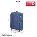 Wenger Fiero Medium Softside Suitcase, 69 Litres, Blue, Swiss designed