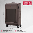 Wenger, Veric Large Softside Case, Taupe, 101 Litres, Swiss designed