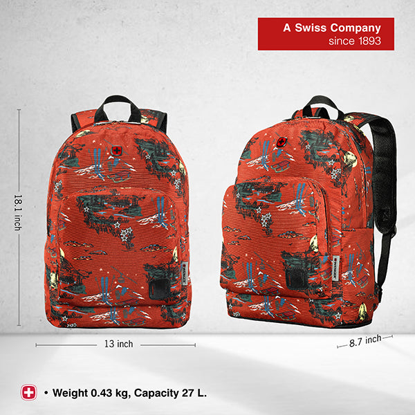 Wenger CRANGO 16" Laptop Backpack with Organizer (27 Litre)-Swiss designed