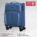 Wenger, Castic Carry-On Softside Case, Blue, 36 Litres, Swiss designed