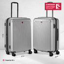 Wenger Flyn Medium Hardside Case, Silver ( R )