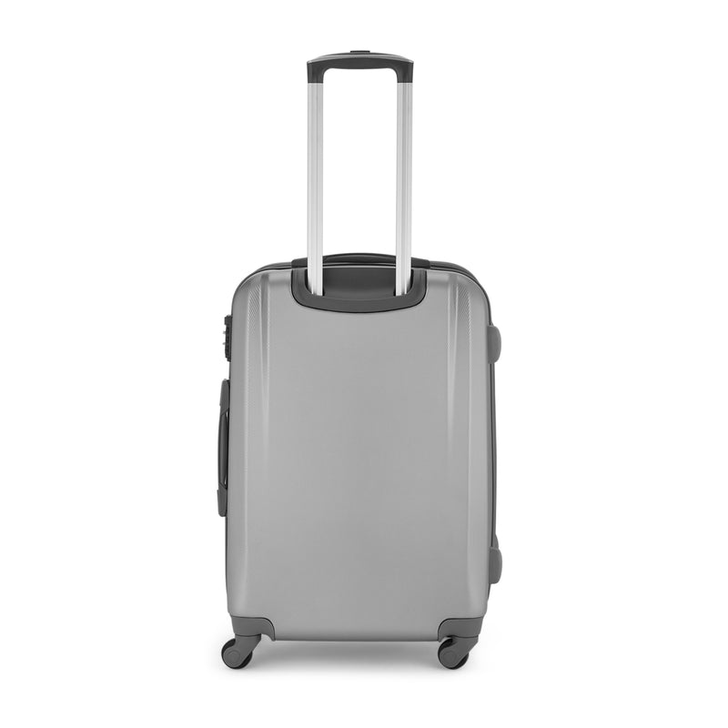 Swiss Gear 6072 Check-in Hardside Suitcase, 55 Litres, Silver, Swiss designed-blend of style & function