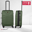 Wenger Pegasus Medium Hardside Suitcase, 79 Litres, Military Green, Swiss designed-blend of style & function