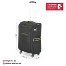 Wenger Fiero Medium Softside Suitcase, 69 Litres, Black, Swiss designed