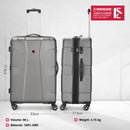 Wenger Cote D' Azure Large Hardside Suitcase, 96 Litres, Silver, Swiss designed-blend of style & function