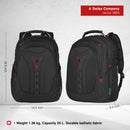 Wenger Pegasus Ballistic Deluxe 14/16'' Laptop Backpack (26 Litres) Swiss Designed Black