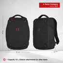 Wenger WEEKEND LIFESTYLE TECHPACK 14'' Laptop Backpack (12 Litres) Swiss Designed Black