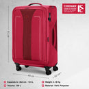 Wenger, Fantic Large Softside Case, Burgundy, 109 Litres, Swiss designed