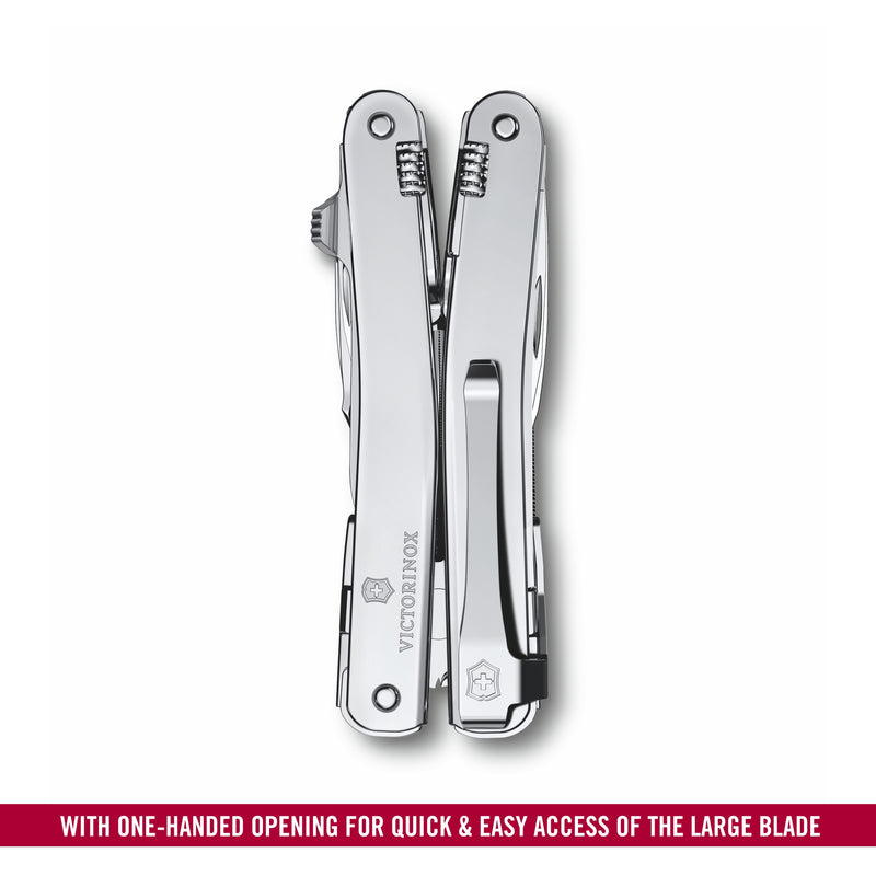 Victorinox Swiss Tool Spirit MX with Practical Carry Clip, 24 Functions 105 mm Silver, Swiss Made