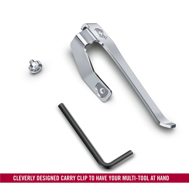 Victorinox Swiss Tool Spirit Carry Clip, Silver Blister, Swiss Made