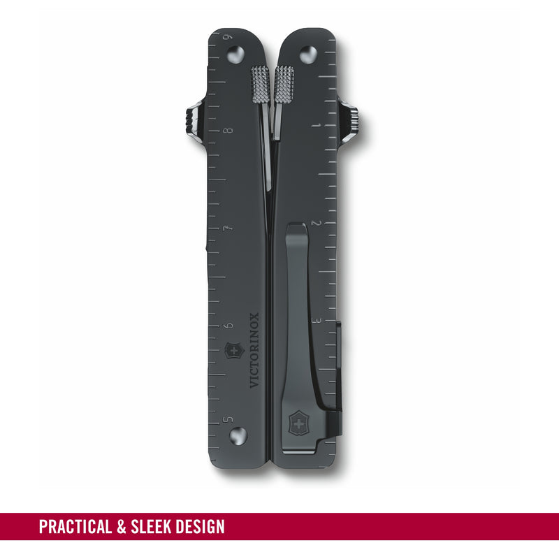 Victorinox Swiss Tool Carry Clip with Burnished Steel Finish, Black