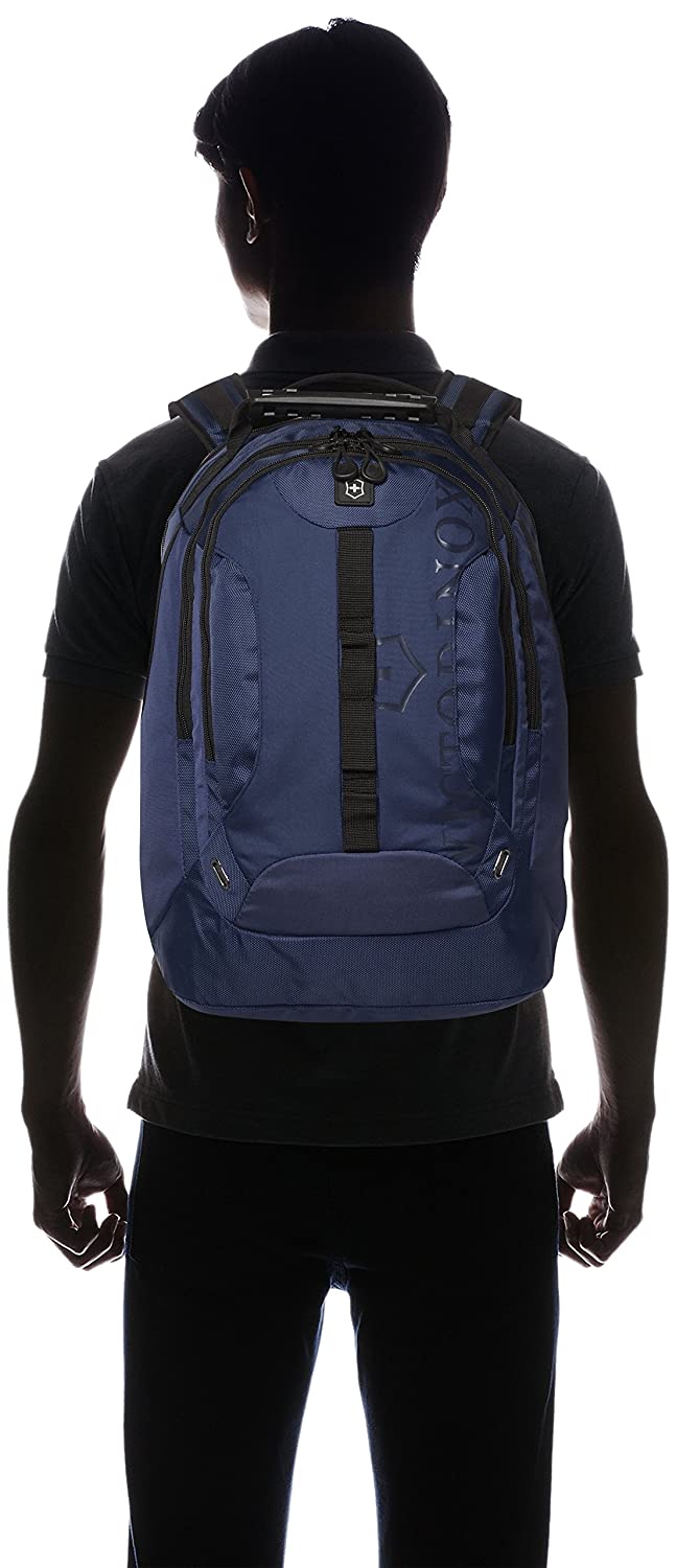 Victorinox VX Sport Trooper, Deluxe Nylon Laptop Backpack 28 Ltrs Blue