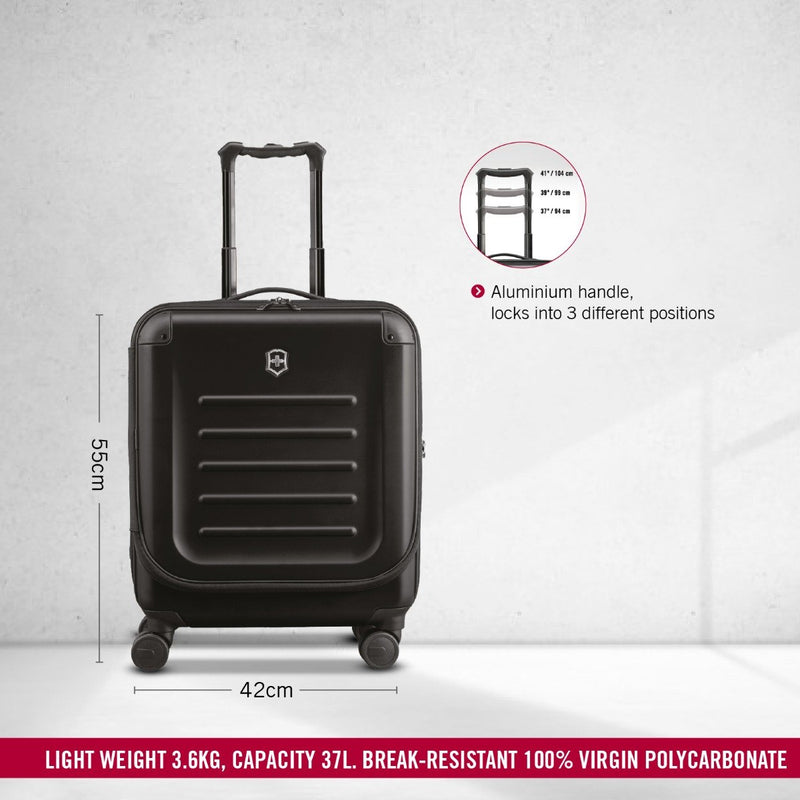 Victorinox Spectra Dual-Access Extra-Capacity Carry-On Black