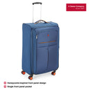 Wenger Fiero-Pro Large Softside Suitcase, 116 Litres, Blue/Orange, Swiss designed-blend of style & function