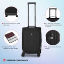 Victorinox, Crosslight, Frequent Flyer Cabin Luggage Bag, 39 litres, Black, Trolley Bag