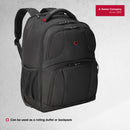 Wenger 18.5" Rolling Computer Backpack, 30 Litres, Black, Swiss Designed-blend of style & function