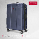 Wenger Cote D' Azure Large Hardside Suitcase, 96 Litres, Blue, Swiss designed-blend of style & function