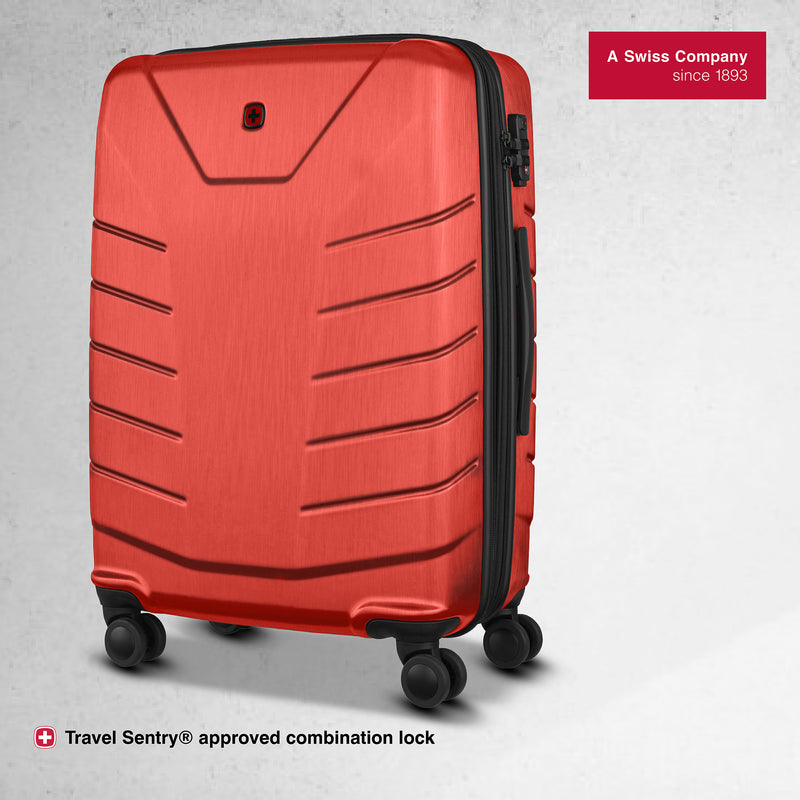 Wenger Pegasus Medium Hardside Suitcase, 79 Litres, Salsa, Swiss designed-blend of style & function