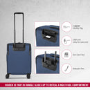 Victorinox Werks Traveler 6.0 Softside Global Carry-On Travel Trolley Suitcase Blue