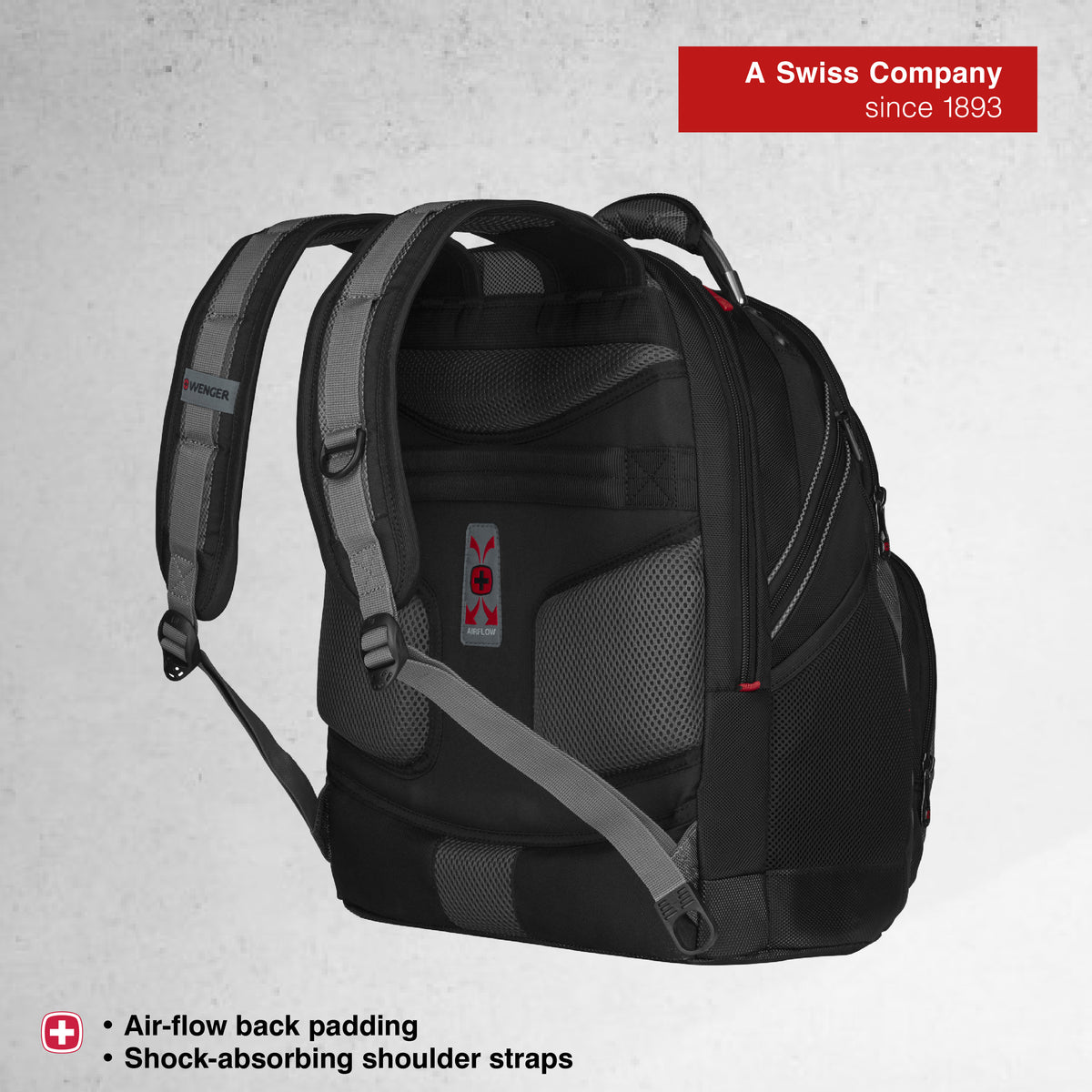Wenger Synergy Backpack 605074 ブラック 15.6 3_63051401-a28b-473a-9d48-