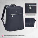 Victorinox Victoria Signature Women Compact Backpack, 14'' Laptop & 10'' Tablet Pocket, Midnight Blue, Swiss designed