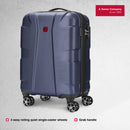 Wenger Cote D' Azure Carry-on Hardside Suitcase, 38 Litres, Blue, Swiss designed-blend of style & function
