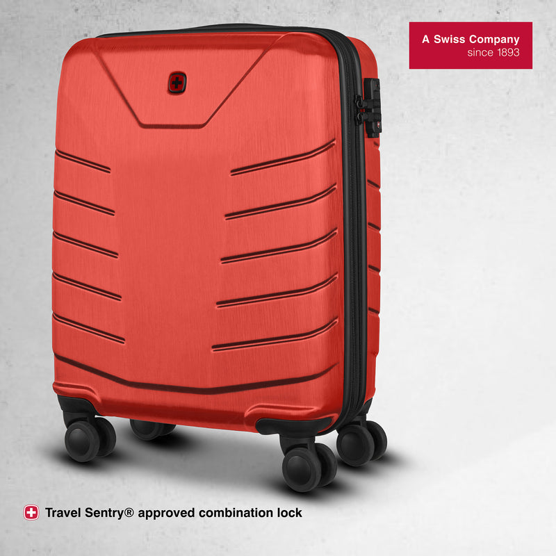 Wenger Pegasus Carry-on Hardside Suitcase, 39 Litres, Salsa, Swiss designed-blend of style & function