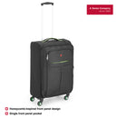 Wenger Fiero Medium Softside Suitcase, 69 Litres, Black, Swiss designed