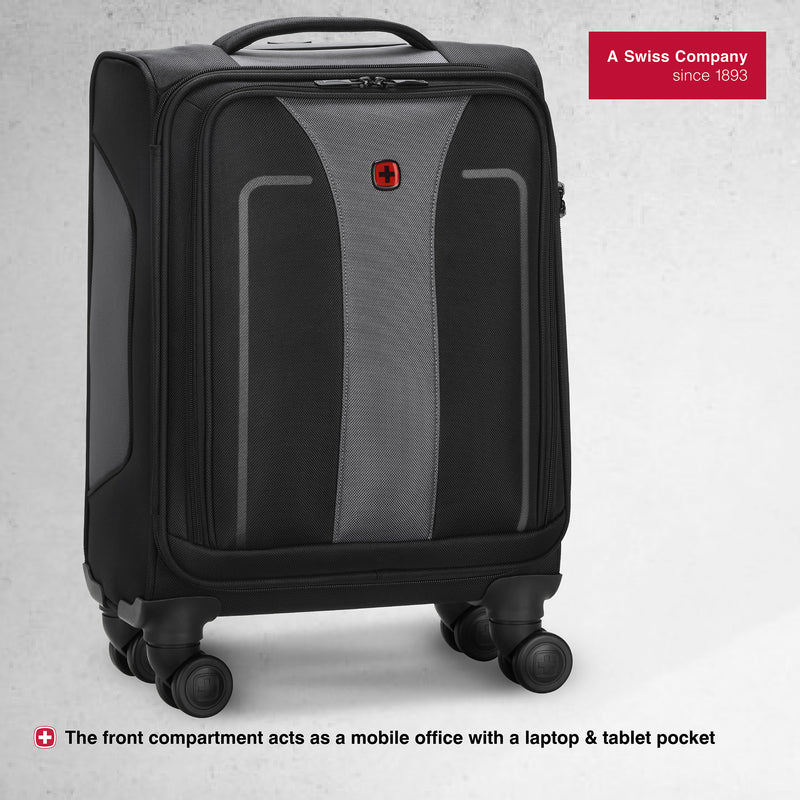 Wenger, Fantic Carry-On Softside Case, Black, 33 Litres, Swiss designed